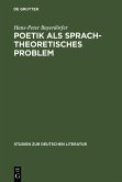 Poetik als sprachtheoretisches Problem (eBook, PDF)
