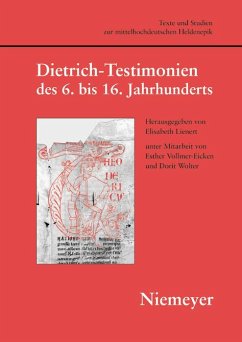 Dietrich-Testimonien des 6. bis 16. Jahrhunderts (eBook, PDF)