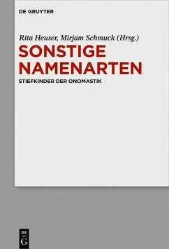 Sonstige Namenarten (eBook, PDF)