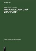 Formale Logik und Grammatik (eBook, PDF)