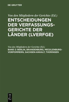 Cover Berlin, Brandenburg, Mecklenburg-Vorpommern, Sachsen-Anhalt, Thüringen (eBook, PDF)