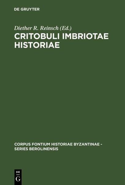 Critobuli Imbriotae Historiae (eBook, PDF) Critobuli Imbriotae Historiae (eBook, PDF)