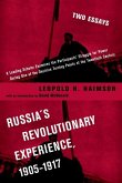Russia's Revolutionary Experience, 1905-1917 (eBook, PDF)