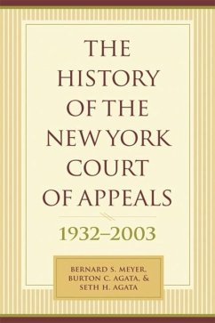Cover The History of the New York Court of Appeals (eBook, PDF)