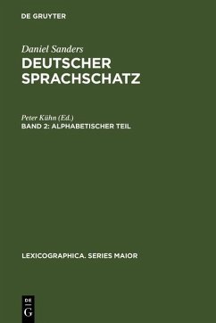 Alphabetischer Teil (eBook, PDF) - Sanders, Daniel