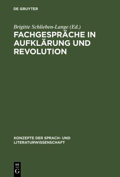 Cover Fachgespräche in Aufklärung und Revolution (eBook, PDF)