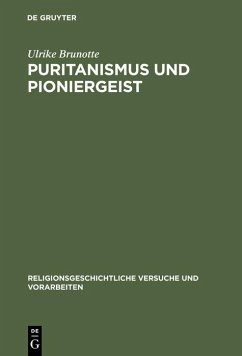 Cover Puritanismus und Pioniergeist (eBook, PDF)