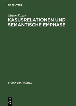 Cover Kasusrelationen und semantische Emphase (eBook, PDF)