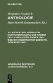Anthologie. Herrn von Hoffmannswaldau und andrer Deutschen auserlesener und bißher ungedruckter Gedichte. Siebender Theil (eBook, PDF)