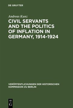 Cover Civil Servants and the Politics of Inflation in Germany, 1914-1924 (eBook, PDF)