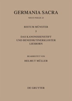Die Bistümer der Kirchenprovinz Köln. Das Bistum Münster 5. Das Kanonissenstift und Benediktinerkloster Liesborn (eBook, PDF)