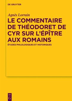 Cover Le Commentaire de Théodoret de Cyr sur l'Épître aux Romains (eBook, PDF)