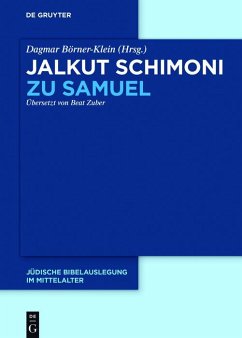 Jalkut Schimoni zu Samuel (eBook, PDF) Cover Jalkut Schimoni zu Samuel (eBook, PDF)