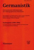Germanistik, Sachregister (1990-1994) (eBook, PDF)