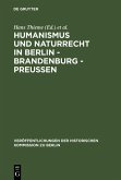 Humanismus und Naturrecht in Berlin - Brandenburg - Preußen (eBook, PDF)