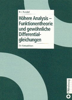 Höhere Analysis - Funktionentheorie und gewöhnliche Differentialgleichungen (eBook, PDF) - Runckel, Hans-Joachim