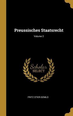 Cover Preussisches Staatsrecht; Volume 2
