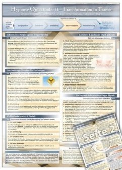 Cover Hypnose Quickfinder Teil 2 - Die wichtigsten Techniken und Interventionen auf einen Blick (2024)