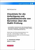 Checkliste 14 für die Anfertigung und Qualitätskontrolle von Berichten über die MaBV-Prüfung