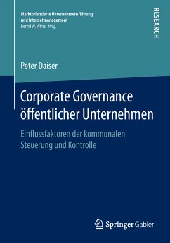 Corporate Governance öffentlicher Unternehmen (eBook, PDF) - Daiser, Peter