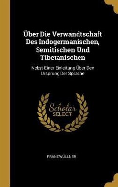 Über Die Verwandtschaft Des Indogermanischen, Semitischen Und Tibetanischen: Nebst Einer Einleitung Über Den Ursprung Der Sprache - Wullner, Franz