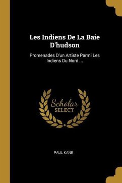 Les Indiens De La Baie D'hudson: Promenades D'un Artiste Parmi Les Indiens Du Nord ... - Kane, Paul