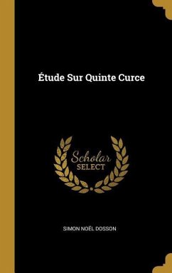 Cover Étude Sur Quinte Curce