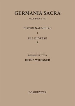 Cover Die Bistümer der Kirchenprovinz Magdeburg: Das Bistum Naumburg 1,2: Die Diözese (eBook, PDF)