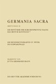 Die Benediktinerabtei St. Peter im Schwarzwald. Die Bistümer der Kirchenprovinz Mainz. Das Bistum Konstanz 7 / Germania Sacra. Dritte Folge Band 17