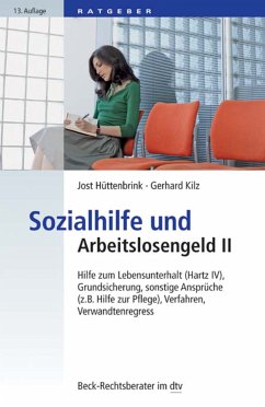Sozialhilfe und Arbeitslosengeld II (eBook, ePUB) - Hüttenbrink, Jost; Kilz, Gerhard