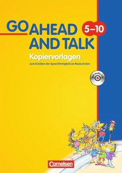 Cover Go Ahead And Talk 5-10, Kopiervorlagen zum Einüben der Sprechfertigkeit an Realschulen (mit Audio-CD) - RH 6265 - 262g