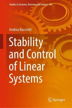Stability and Control of Linear Systems - Bacciotti, Andrea