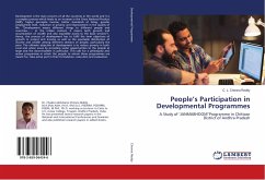 People¿s Participation in Developmental Programmes