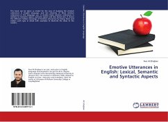 Emotive Utterances in English: Lexical, Semantic and Syntactic Aspects