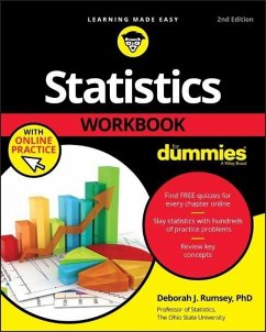 Statistics Workbook For Dummies with Online Practice - Rumsey, Deborah J.