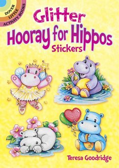 Glitter Hooray for Hippos Stickers - Goodridge, Teresa