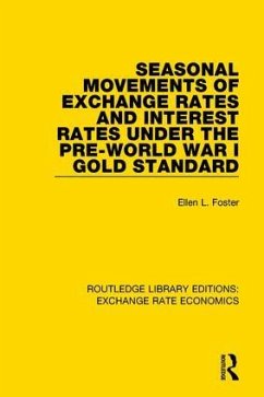 Seasonal Movements of Exchange Rates and Interest Rates Under the Pre-World War I Gold Standard - Foster, Ellen