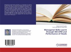 Managerial Skills Learnt through MA EPM and Performance of Heads