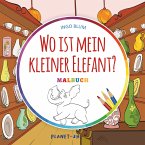 Wo ist mein kleiner Elefant? - MALBUCH