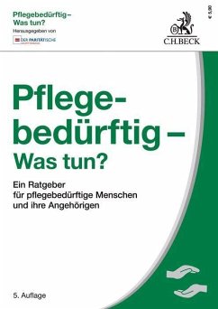 Pflegebedürftig - Was tun?