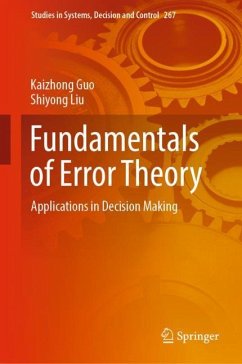 Fundamentals of Error Theory - Guo, Kaizhong;Liu, Shiyong