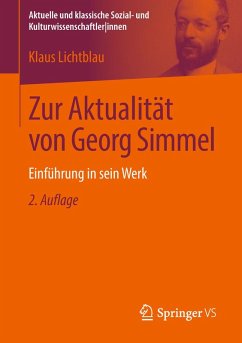 Zur Aktualität von Georg Simmel (eBook, PDF) - Lichtblau, Klaus