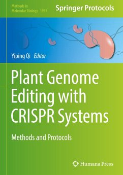 Plant Genome Editing with CRISPR Systems