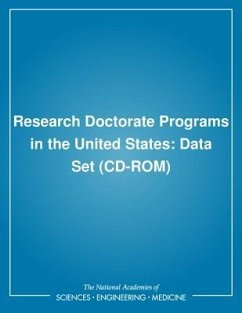 Research Doctorate Programs in the United States: Data Set (CD-Rom) - National Research Council; Policy And Global Affairs; Office of Scientific and Engineering Per