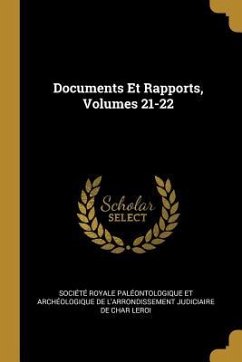 Documents Et Rapports, Volumes 21-22