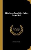 Mündener Forstliche Hefte, Erstes Heft
