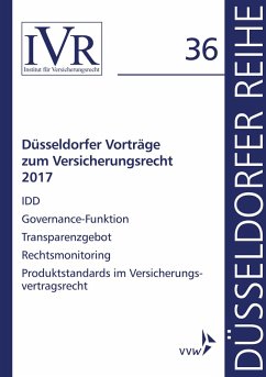 Düsseldorfer Vorträge zum Versicherungsrecht 2017 (eBook, PDF)