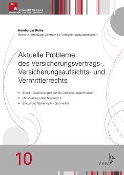 Aktuelle Probleme des Versicherungsvertrags-, Versicherungsaufsichts- und Vermittlerrechts (eBook, PDF)