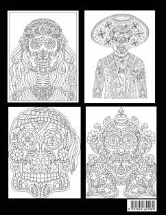 Cover Sugar Skull Coloring Book