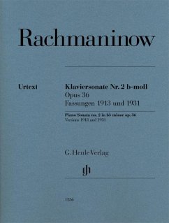 Klaviersonate Nr. 2 b-moll Opus 36 - Rachmaninow, Sergej W.